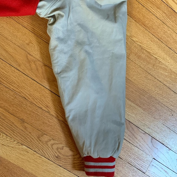 🏈⚾️J.R. Stone XL Men’s scarlet/gray Varsity jacket🏈⚾️ - Picture 7 of 12